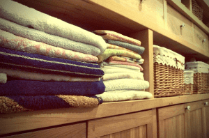 towels folded