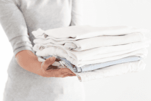 Folded laundry Sudsies