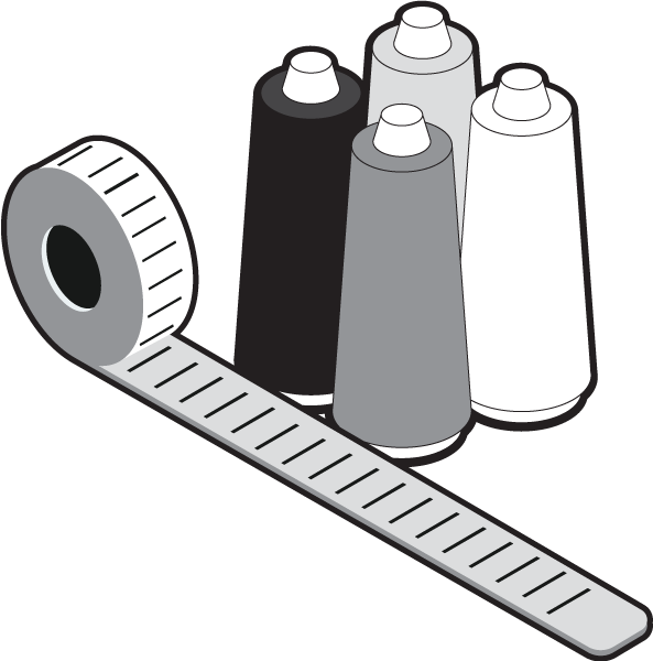 thread and measuring tape illustration