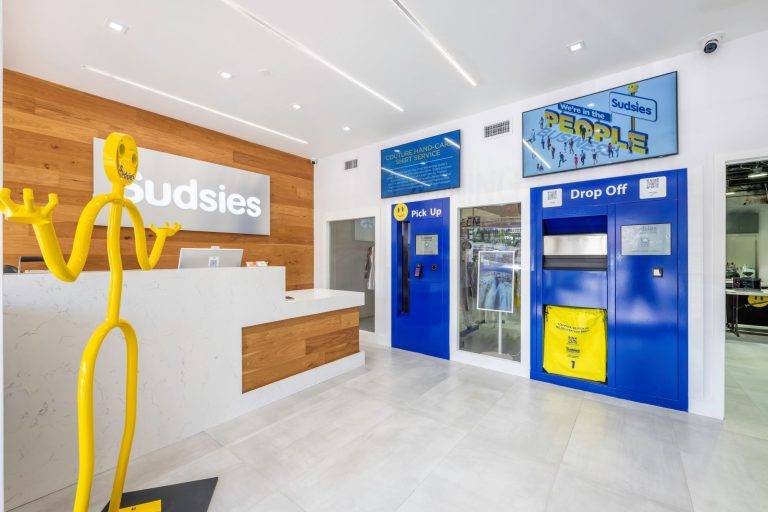 drop off and pick up Sudsies dry cleaners