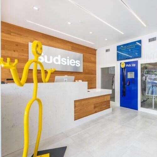 drop off and pick up Sudsies dry cleaners