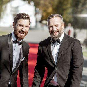 Tuxedos cleaned, pressed, and delivered by Sudsies dry cleaners