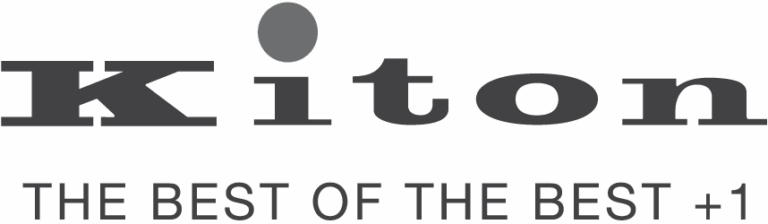 Kiton logo with the brand slogan "The Best of the Best +1" displayed below
