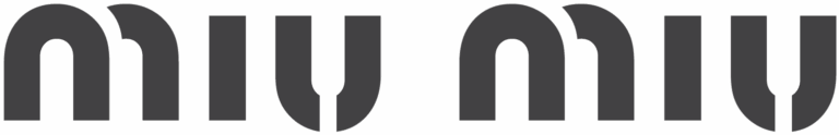 Miu Miu logo with bold rounded geometric typography