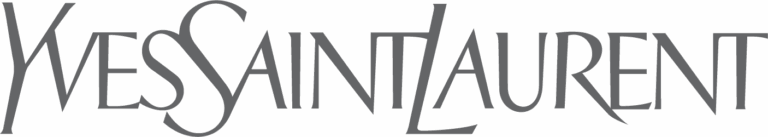 Yves Saint Laurent logo in elegant serif typography
