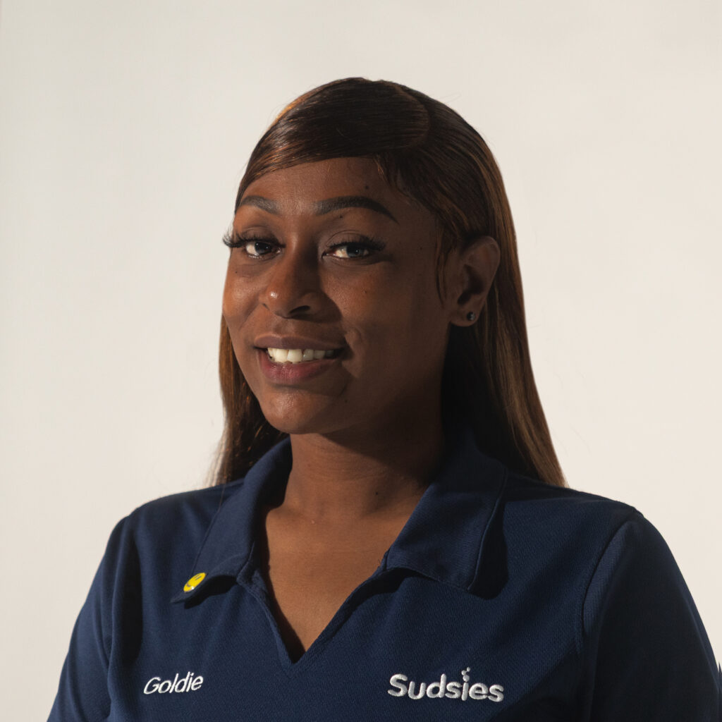 Goldie – Valet Service in Boca Raton | Sudsies | Sudsies Sudsies valet Goldie providing luxury garment pickup in Boca Raton