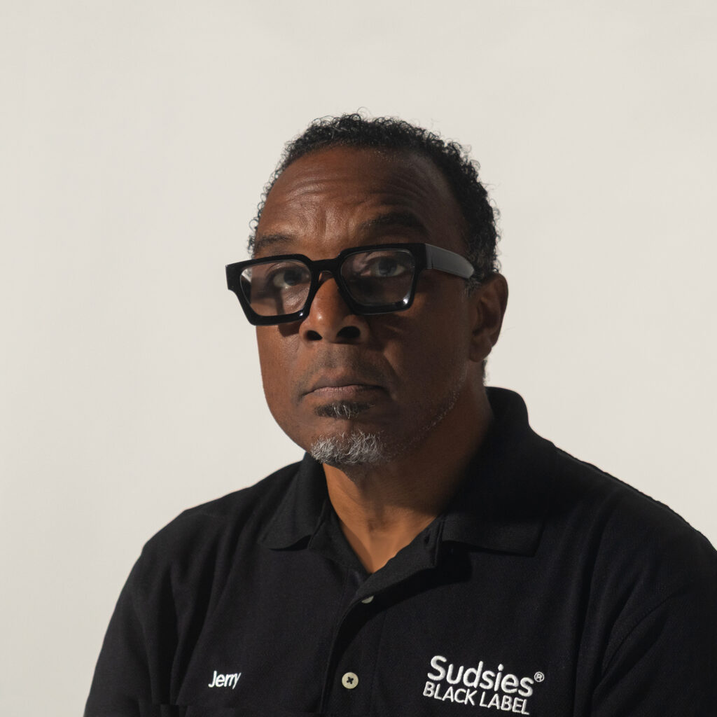 Portrait of Jerry Delince, Chief Marketing Officer at Sudsies.