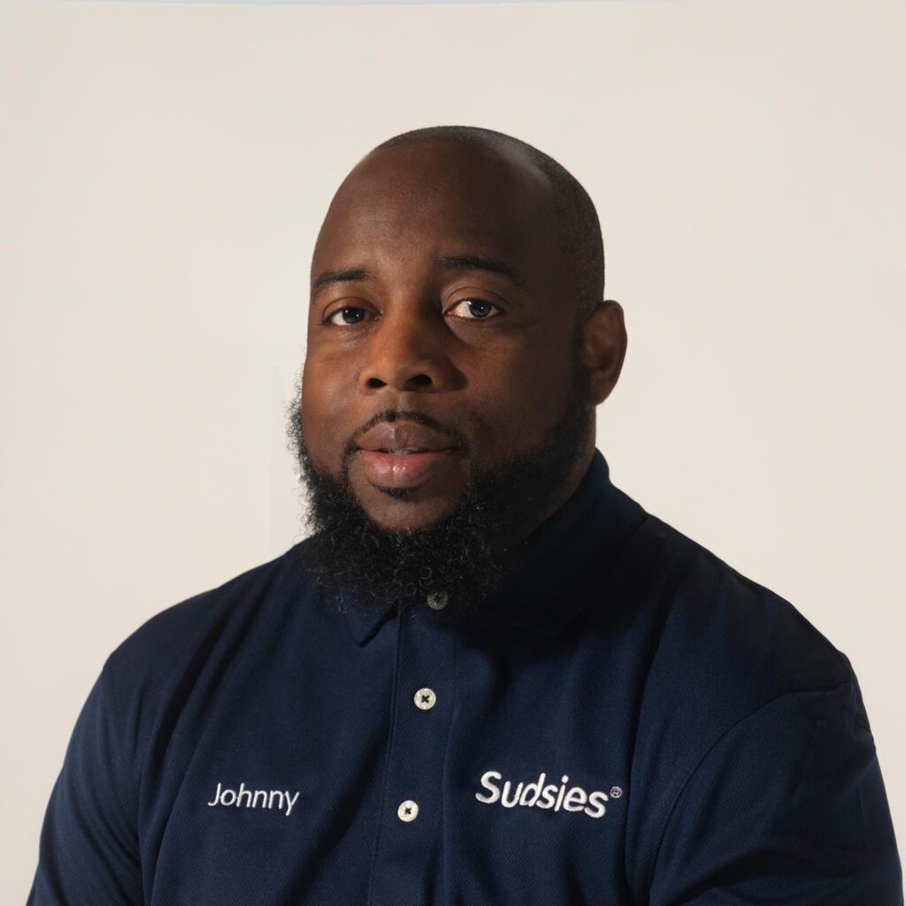 Johnny, Sudsies garment care valet for Route 7