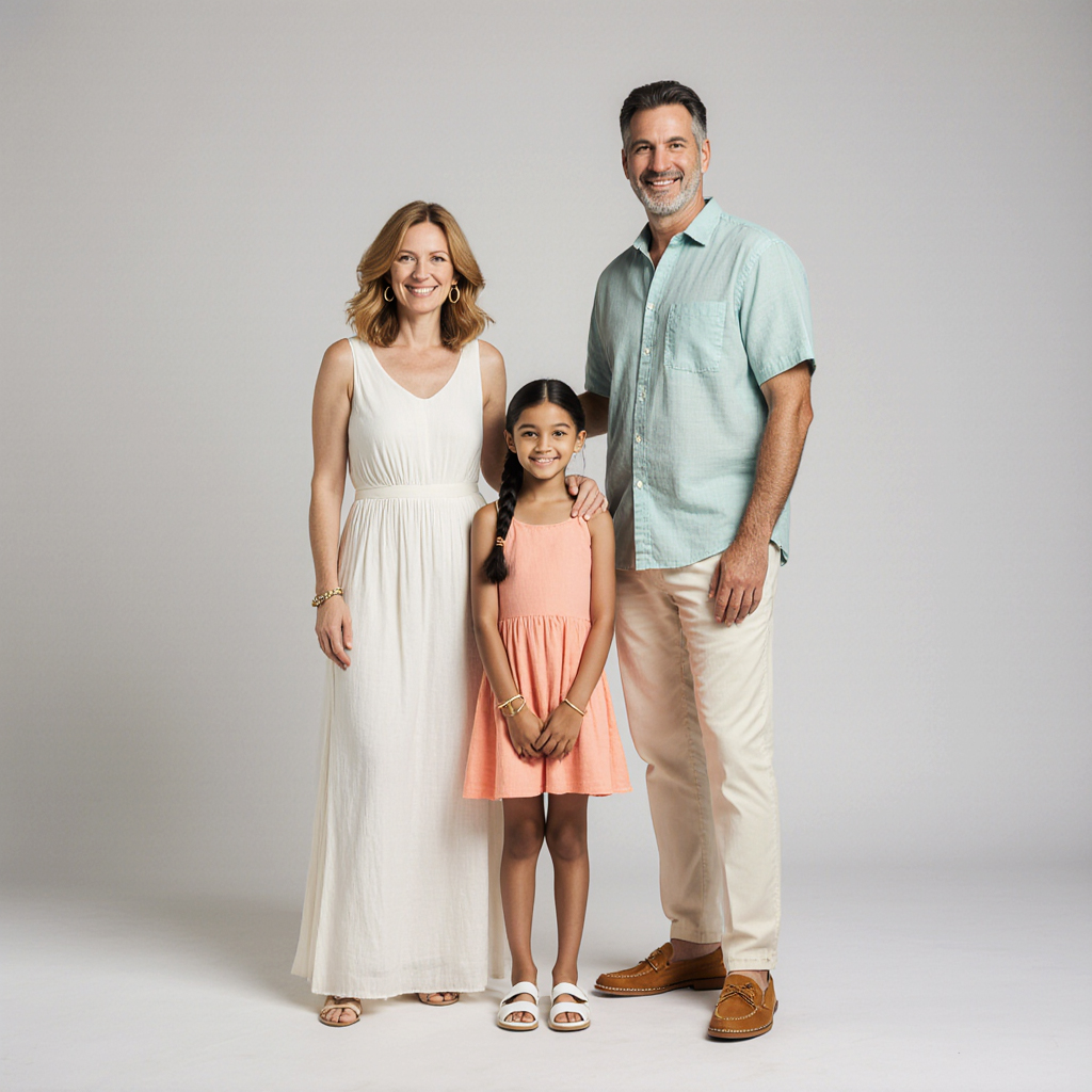 Hermitage II – Sudsies Luxury Dry Cleaning with Pickup & Delivery | Sudsies Family portrait representing luxury dry cleaning with free pickup and delivery for Hermitage II residents, cared for by Sudsies.