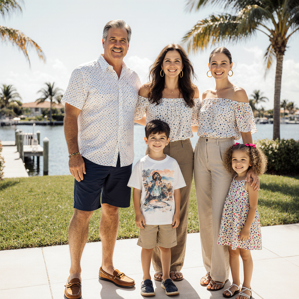 Family enjoying Palmetto Bay East Waterfront living with Sudsies, pickup & delivery convenience.