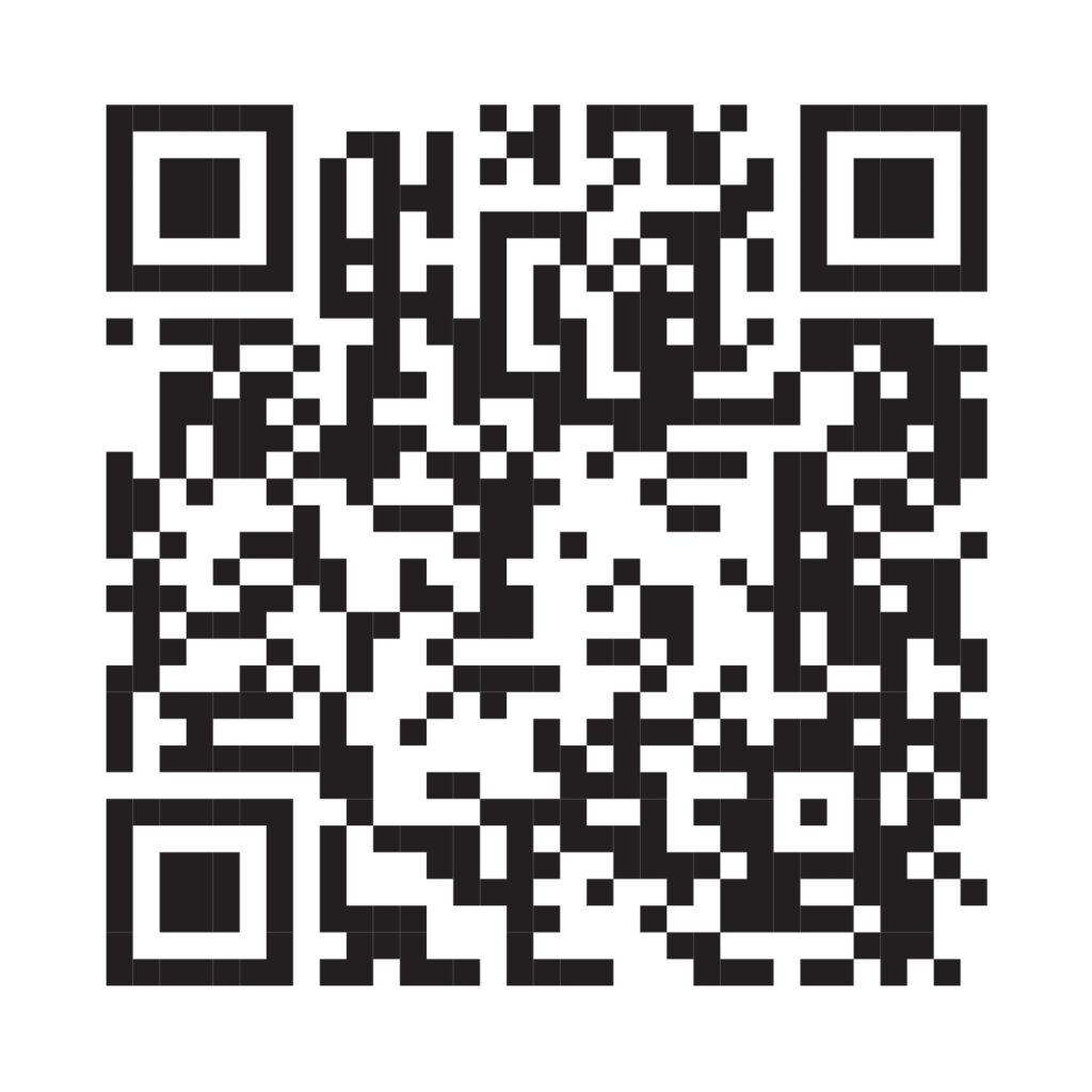 QR code for Sudsies Route 18 luxury dry cleaning with free pickup and delivery across the Venetian Islands in Miami Beach, handled by valet Ariel.