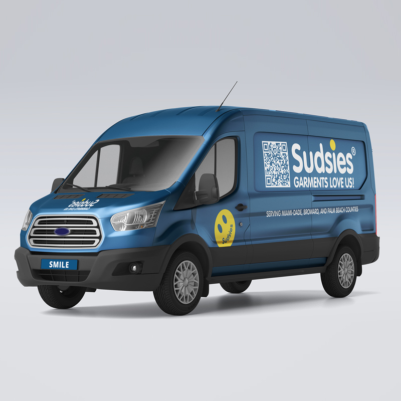 Sudsies Van Renderings: Clean, Modern, and On‑Brand